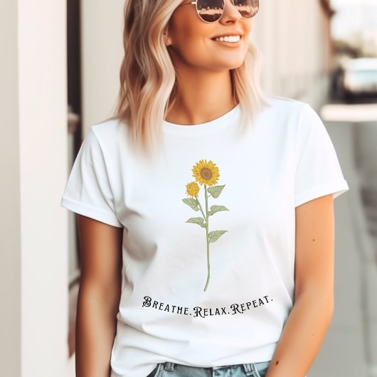 Zonnebloem Motivatie T-shirt