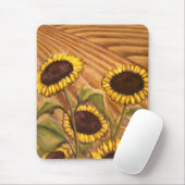 Zonnebloem Mousepad Beauful Yellow Flower Gifts Muismat (Met muis)