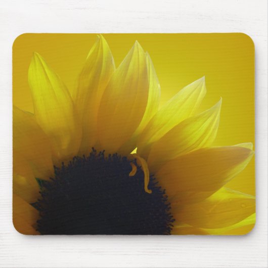 Zonnebloem Mousepad Beauful Yellow Flower Gifts Muismat (Voorkant)