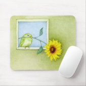 Zonnebloem Mousepad Muismat (Met muis)
