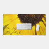 Zonnebloem mousepad *personaliseer* bureaumat (Keyboard & Muis)