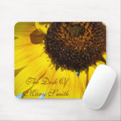 Zonnebloem mousepad *personaliseer* muismat (Met muis)