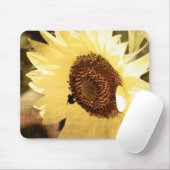 zonnebloem muismat (Met muis)