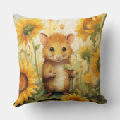 Zonnebloem Muizentuin Miceville 17 van 17 Kussen (Achterkant)