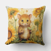 Zonnebloem Muizentuin Miceville 17 van 17 Kussen (Voorkant)