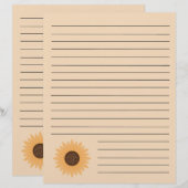 Zonnebloem Multomappen pagina's ontvang (Voorkant / Achterkant)