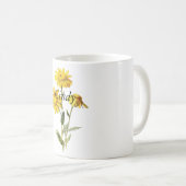 Zonnebloem Naam Koffie Mok (Voorkant rechts)