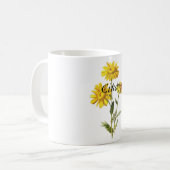 Zonnebloem Naam Koffie Mok (Voorkant links)