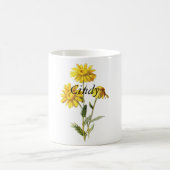 Zonnebloem Naam Koffie Mok (Center)
