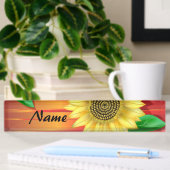 Zonnebloem Naambordje