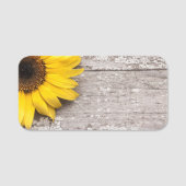 Zonnebloem Naamplaatje (Voorkant)