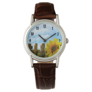 Zonnebloem Natuur Beauty Horloge
