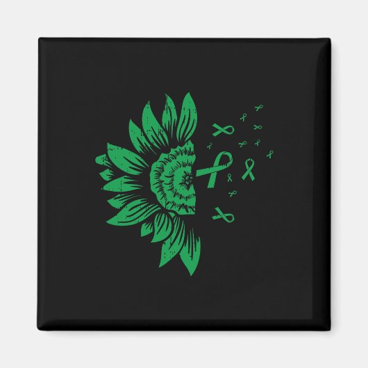 Zonnebloem Nierziekte Geestelijke gezondheid Scoli Magneet (Voorkant)