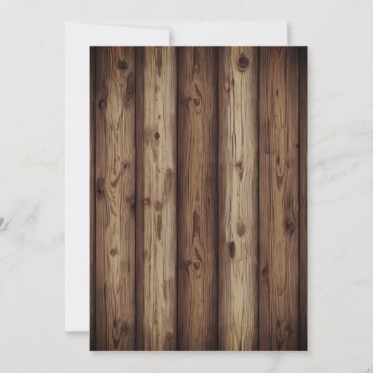 Zonnebloem Niets Fancy Alleen Liefde Uitnodiging (Achterkant)