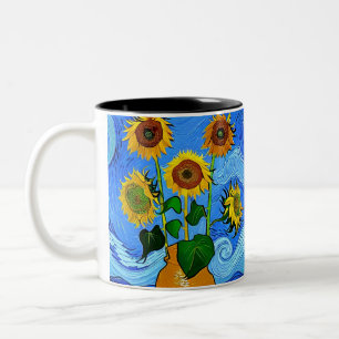 Zonnebloem Night Two-Tone Coffee Mok