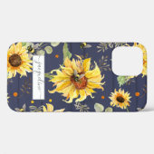 Zonnebloem Noodbloedig bijentriekscript Case-Mate iPhone Case (Achterkant (horizontaal))