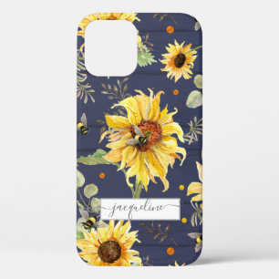 Zonnebloem Noodbloedig bijentriekscript Case-Mate iPhone Case