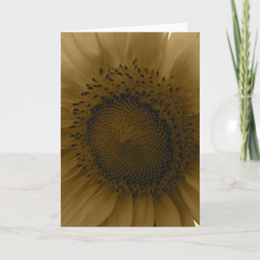 Zonnebloem Notecard Kaart (Voorkant)