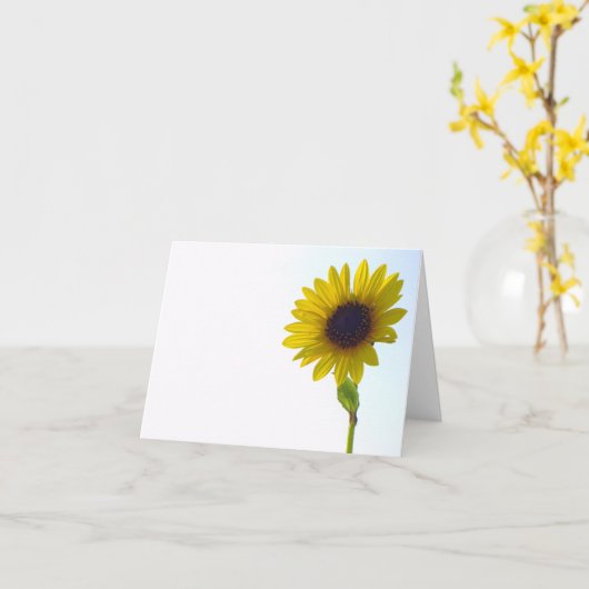 Zonnebloem Notecard Kaart (Gele Bloem)