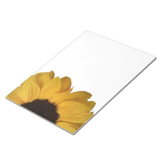 Zonnebloem Notitieblok (Schuin)