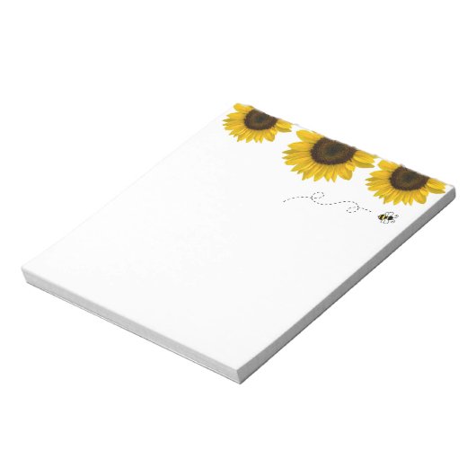 Zonnebloem Notitieblok (Linkerzijde)