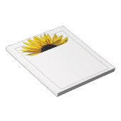 Zonnebloem Notitieblok (Schuin)