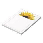 Zonnebloem Notitieblok (Linkerzijde)