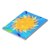 Zonnebloem Notitieblok (Linkerzijde)