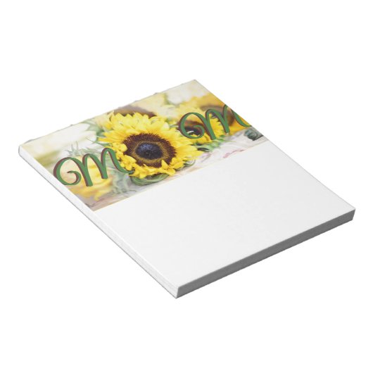 Zonnebloem Notitieblok (Schuin)