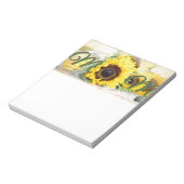 Zonnebloem Notitieblok (Linkerzijde)