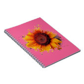 Zonnebloem Notitieboek (Rechterzijde)