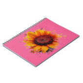 Zonnebloem Notitieboek (Linkerzijde)