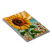 Zonnebloem Notitieboek (Rechterzijde)