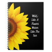 Zonnebloem Notitieboek (Voorkant)