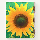 Zonnebloem notitieboek (Achterkant)