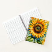 Zonnebloem Notitieboek (Binnen)