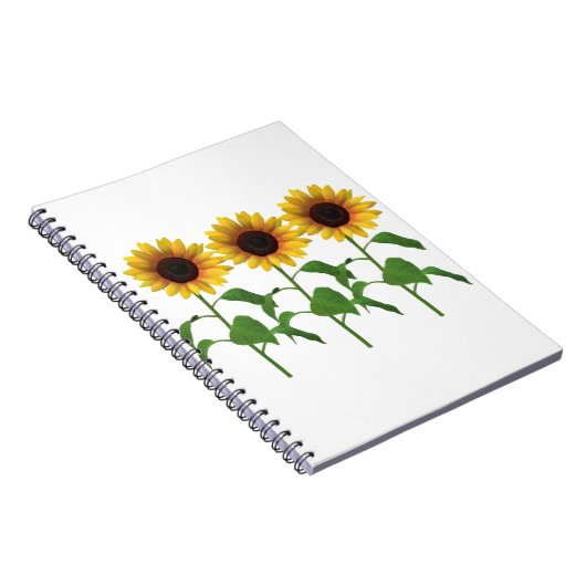 Zonnebloem Notitieboek (Rechterzijde)