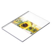 Zonnebloem Notitieboek (Linkerzijde)