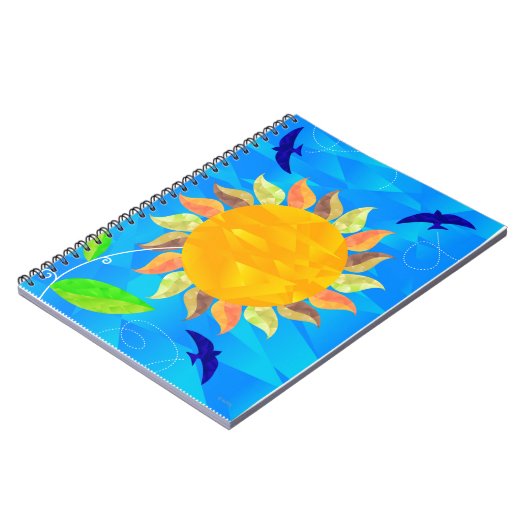 Zonnebloem Notitieboek (Linkerzijde)