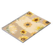 Zonnebloem notitieboek (Linkerzijde)