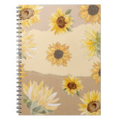 Zonnebloem notitieboek (Voorkant)