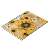 Zonnebloem Notitieboek (Linkerzijde)