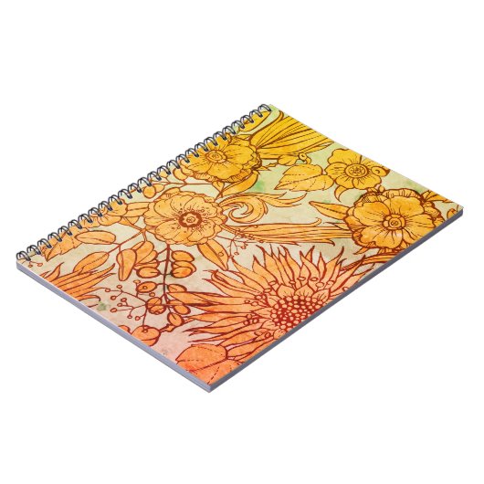 Zonnebloem Notitieboek (Linkerzijde)