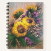 Zonnebloem Notitieboek Journal Recepten (Voorkant)