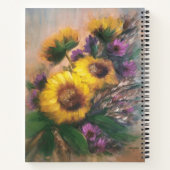 Zonnebloem Notitieboek Journal Recepten (Achterkant)