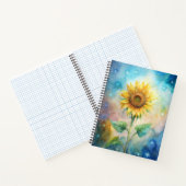 Zonnebloem Notitieboek & Journals (Binnen)
