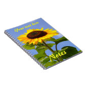 Zonnebloem ~ Notitieboekje Notitieboek (Rechterzijde)