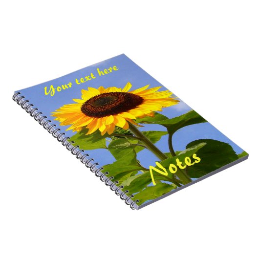 Zonnebloem ~ Notitieboekje Notitieboek (Rechterzijde)