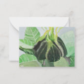 Zonnebloem Notitiekaartje (Voorkant)