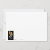 Zonnebloem Oekraïense volkskunst. Kaart (Achterkant)